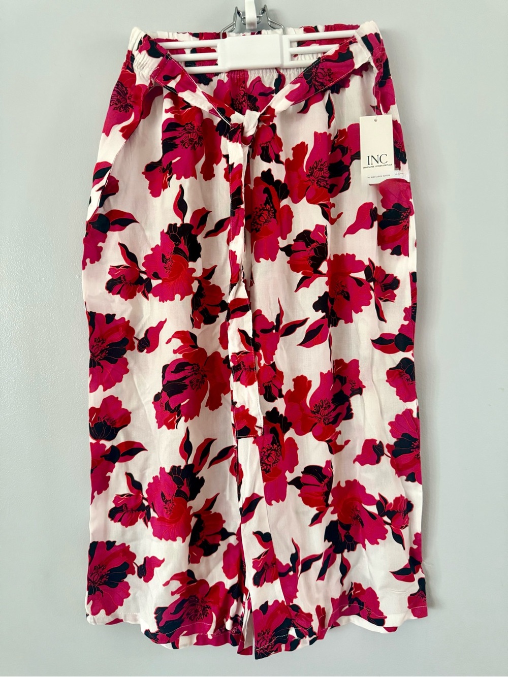 NWT INC International Concepts Wide Leg Floral Palazzo Pants